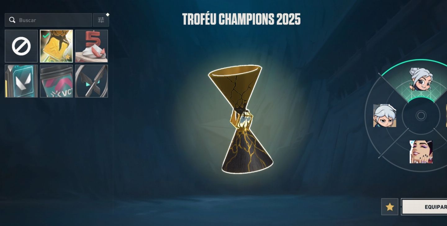 CONTA VALORANT | CHAMPIONS 25 | FACA XENOCAÇADOR + DIVERSAS SKINS