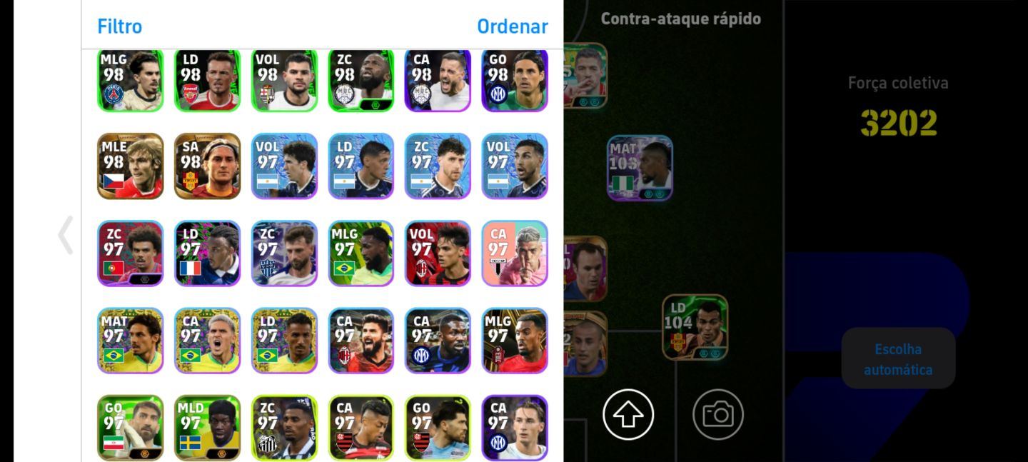 CONTA EFOOTBALL TOP RELÍQUIA NO PRECINHO