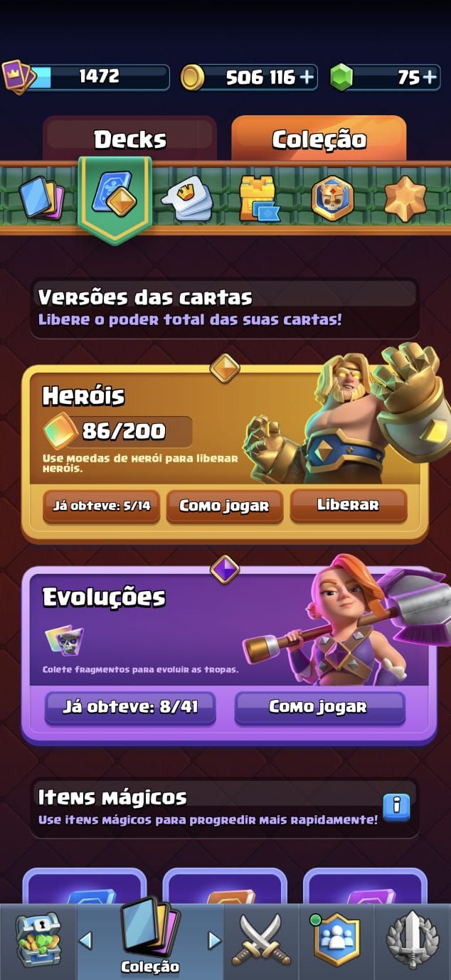 COMBO BRAWL STARS + CLASH ROYALE | 21K BS + 10.8K CR | Conta Supercell | +4 Anos