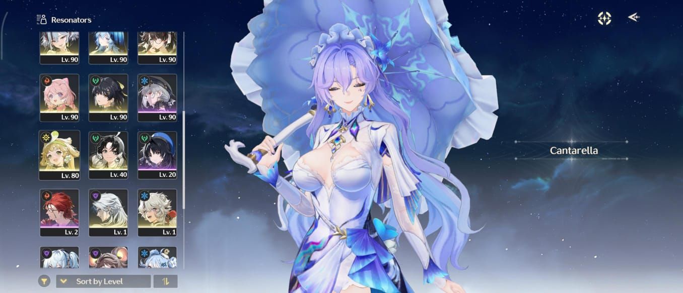 Conta WuWa Endgame, lvl 80, Phrolova s1 time premium, 17 personagens t5