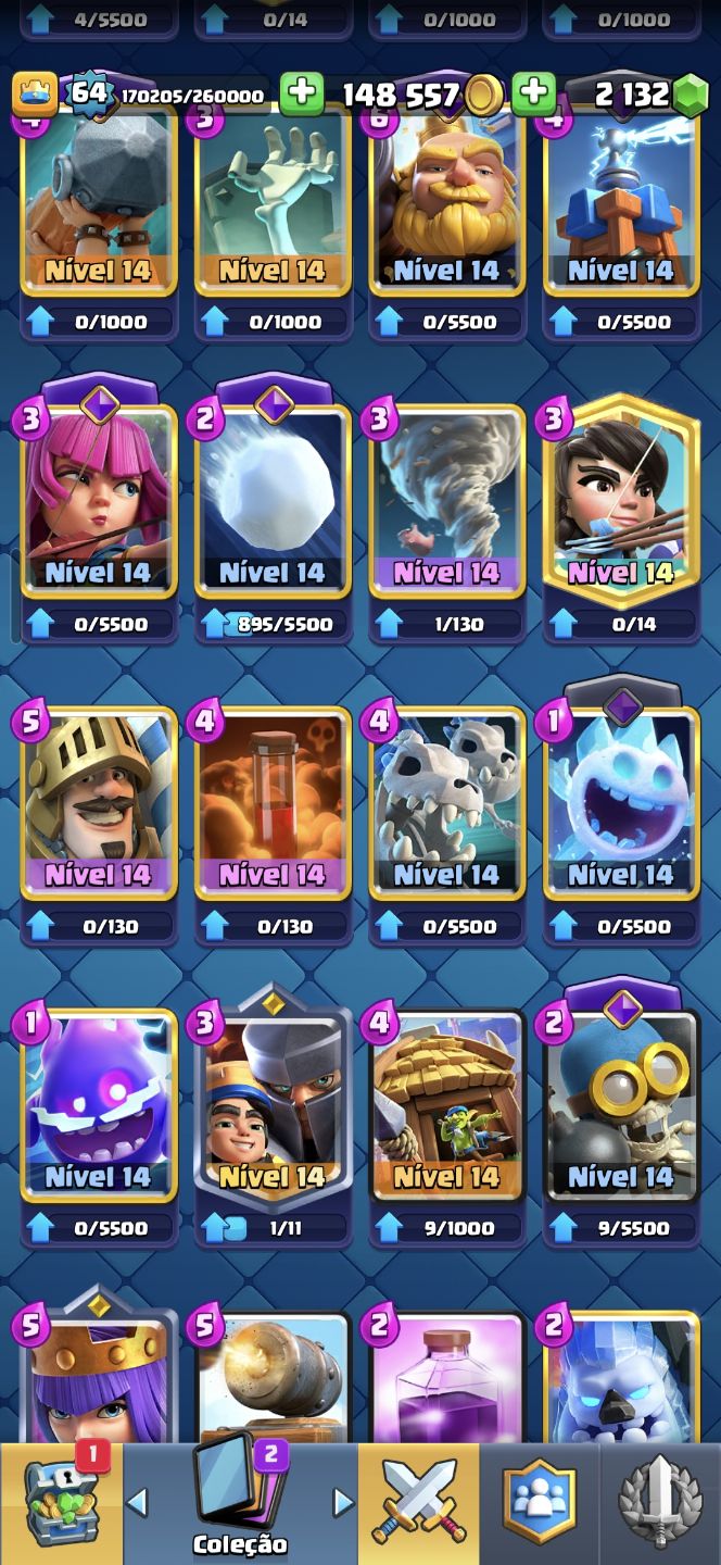 CLASH ROYALE CONTA MUITO RARA!!