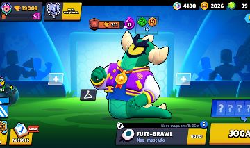 CONTA BRAWL STARS 19 K DE TROFÉUS
