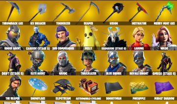 CONTA FORTNITE COM CEIFADOR, CAVALEIROS S2, MINTY & 170 SKINS