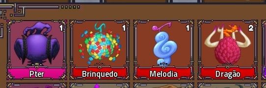Frutas fisicas - Roblox - King legacy