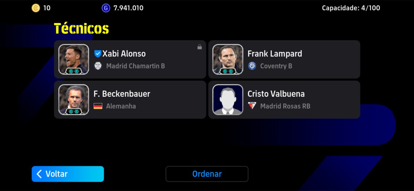 CONTA EFOOTBALL RARA E MUITO FORTE