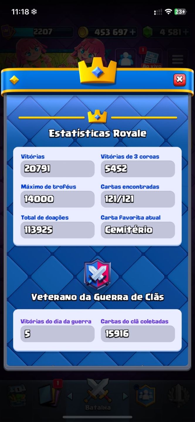 Conta Campeã no Clash Royale | Alto Nível | Pronta pra Rank