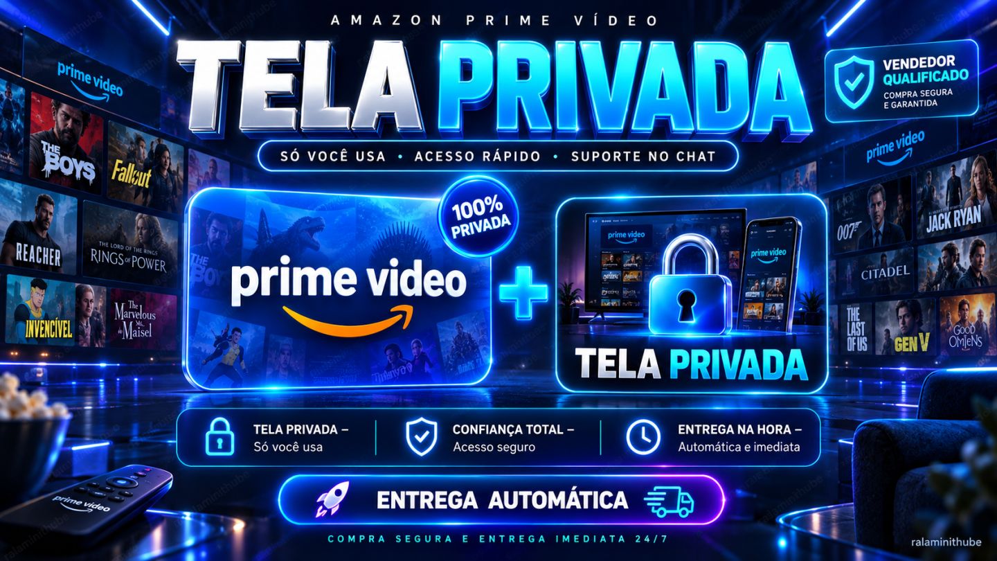 Amazon Prime Video | Tela Privada 30 dias