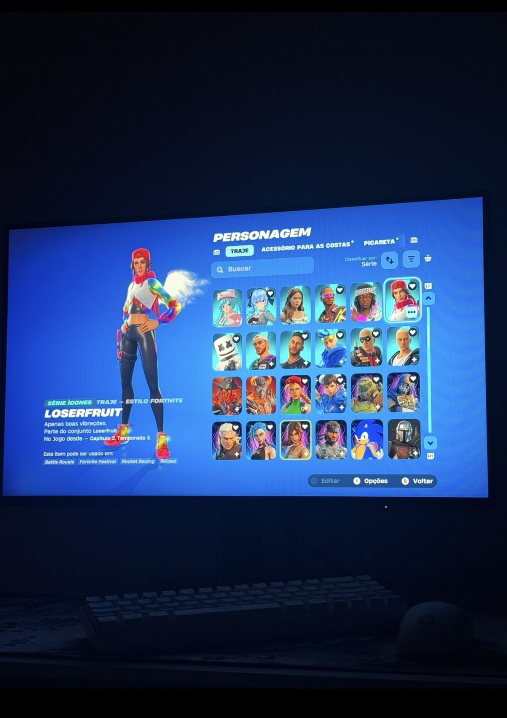 FORTNITE CAP 1 |OG FUNDADOR (V-BUCKS) | CHUN-LI + JINX + FOICE + 1300