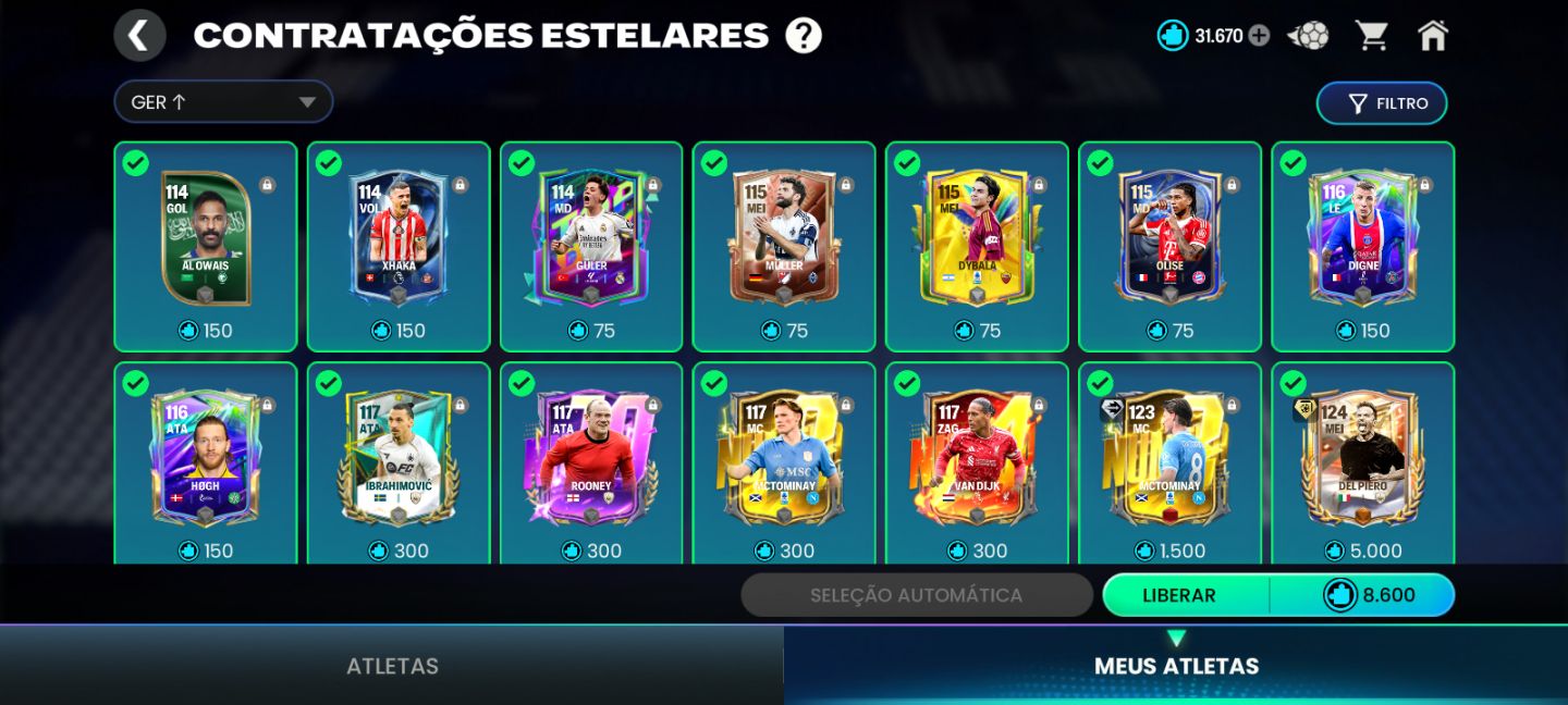 CONTA DE EA FC MOBILE 27