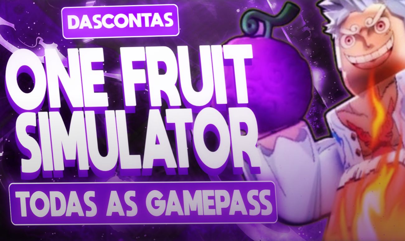 ONE FRUIT SIMULATOR /TODAS AS GAMEPASS/ROBLOX/MAIS BARATO DO SITE