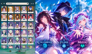 CONTA GENSHIN IMPACT | FLINS COLUMBINA MIZUKI | ARMA ASSINATURA