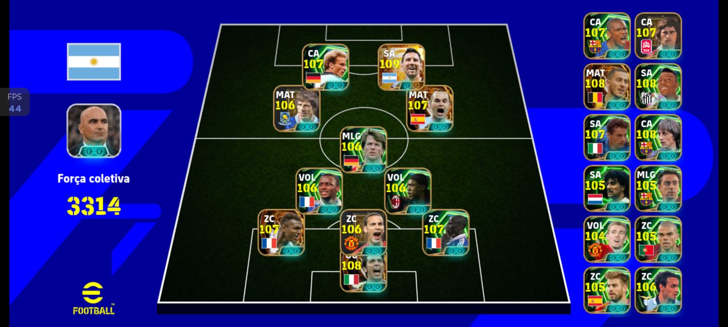 Conta efootball para competitivo e rara