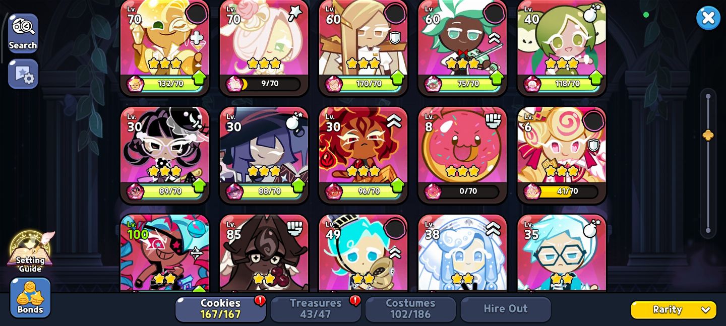 Conta para iniciantes COOKIE RUN:KINGDOM