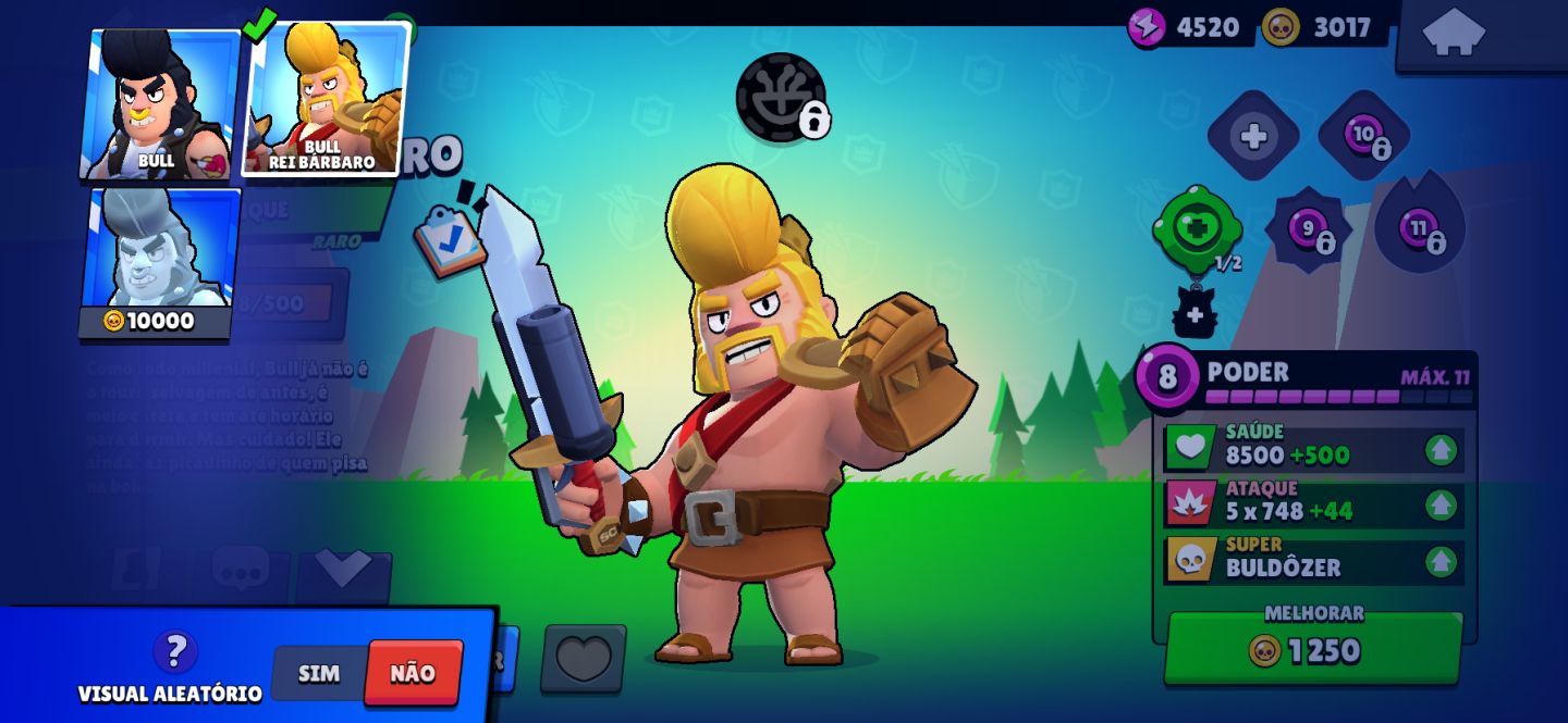 Conta brawl stars antiga e gemada