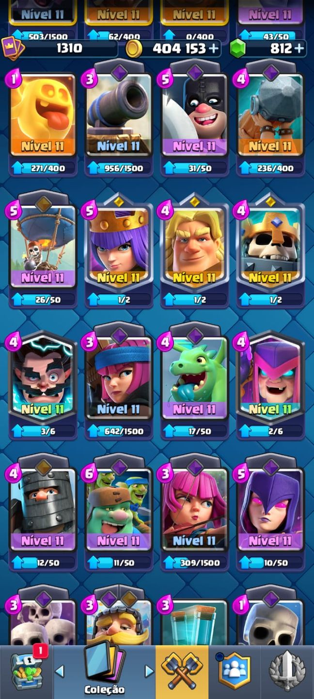 COMBO! Conta Brawl Stars + Clash Royale!! AMBAS GEMADAS!