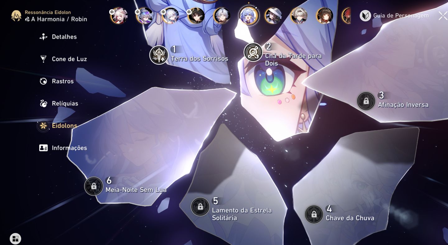 Conta endgame Honkai star rail hsr Time euforia muito forte e muito + eidolons