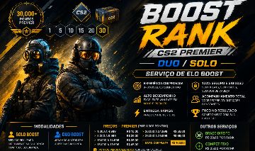 BOOST CS2 PREMIER E COMPETITIVO | DUO E SOLO | RÁPIDO E SEGURO