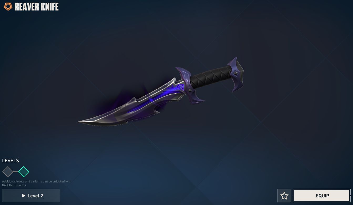 Conta Valorant com várias skins de faca, incluindo algumas VCT