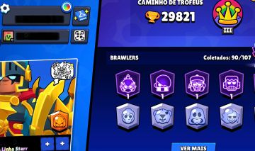 CONTA DE BRAWL COM VARIOS ITENS RAROS(PARCERIA BOB SPONJA+SUBAY SURFERS)