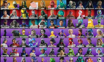 107 SKINS CONTA FORTNITE 600 V BUCKS, FULL ACESSO