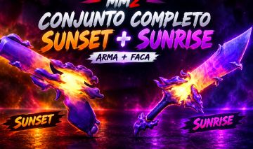 MM2 | Conjunto Sunrise + Sunset Arma e Faca