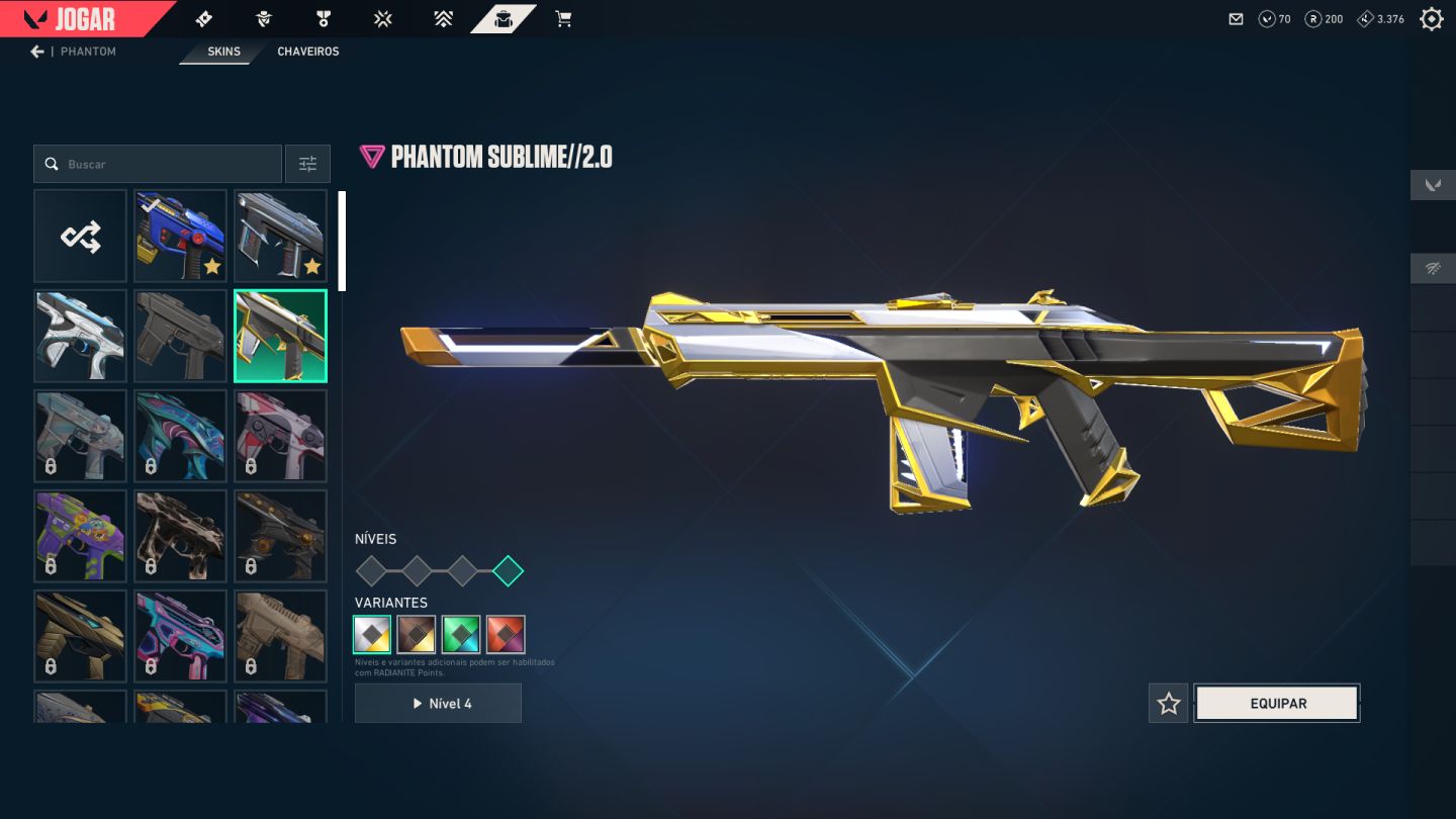 CONTA VALORANT FULL ACESSO | VANDAL GAIA + SHERIFF ONETAP + PHANTOM RADIANT