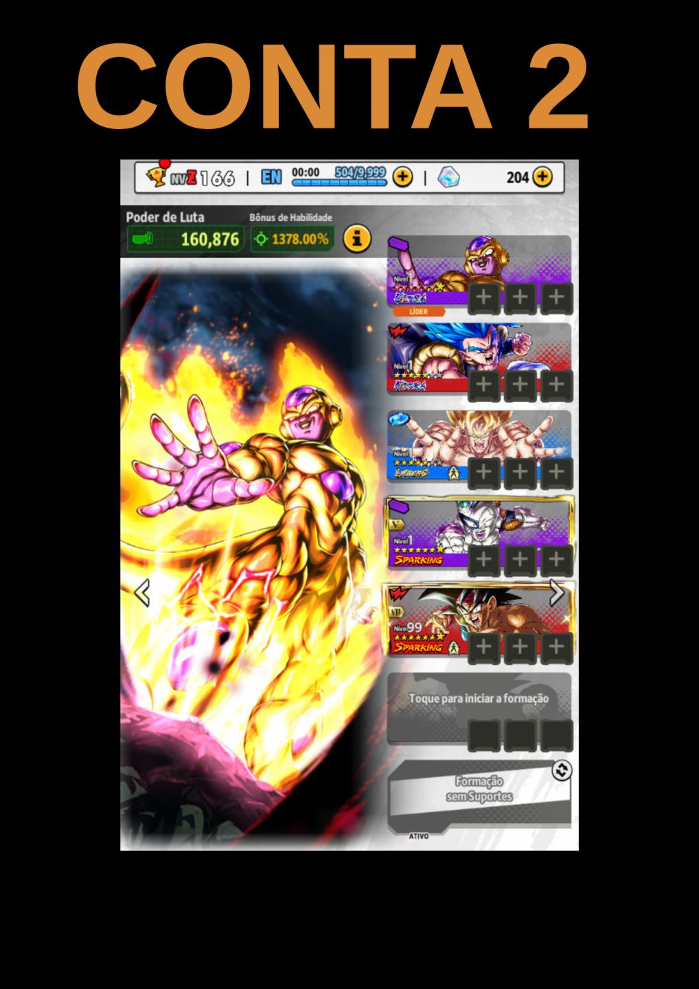 DRAGON BALL LEGENDS/DB LEGENDS/ DBL - ESCOLHA A SUA CONTA