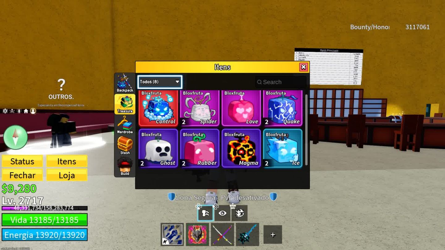 BLOX FRUITS/ Dragon Perm, Kitsune Perm, Tiger perm skin lobo, Budddha perm.