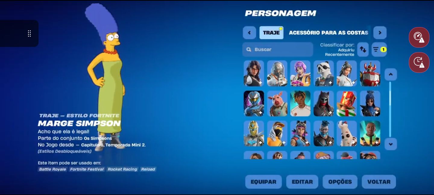 Conta excelente de fortnite, com skins tryhards, picaretas tryhards, 1000 vbucks