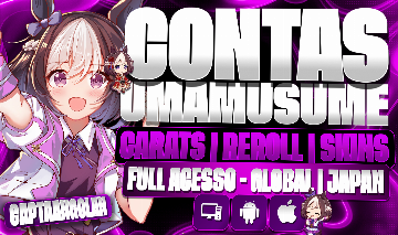 [CONTAS UMAMUSUME] UMA | CARATS | GEMAS | SSR MLB | REROLL | KITASAN | GLO - JAP