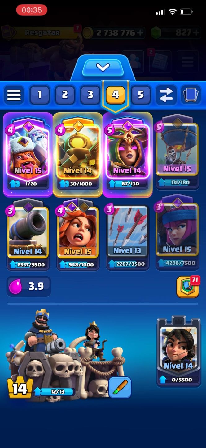 CONTA DO CLASH ROYALE COM 10k TROFEUS