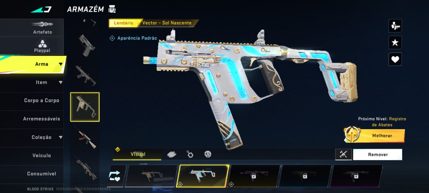 CONTA DE BLOOD STRIKE COM MP5 EMPIRIA + AK-47 TERROR NOTURNO + KATANA!