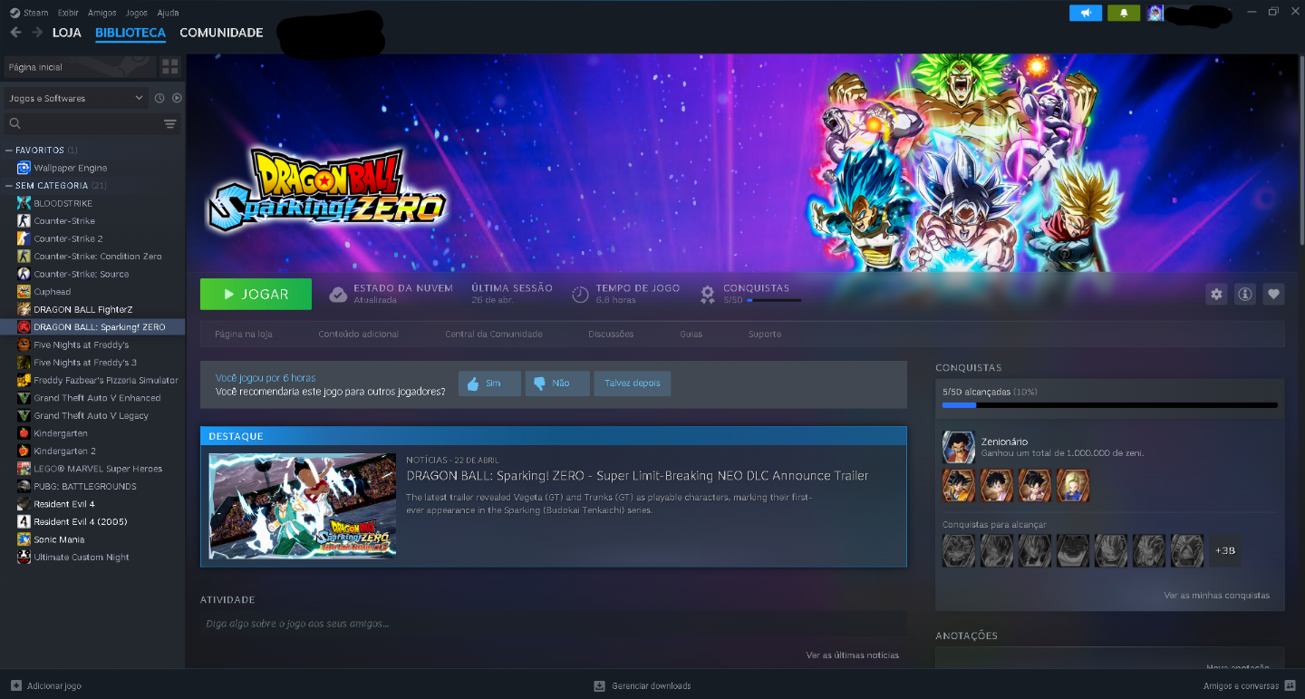 PROMOÇÃO CONTA STEAM ANTIGA COM JOGOS PREMIUM!!!