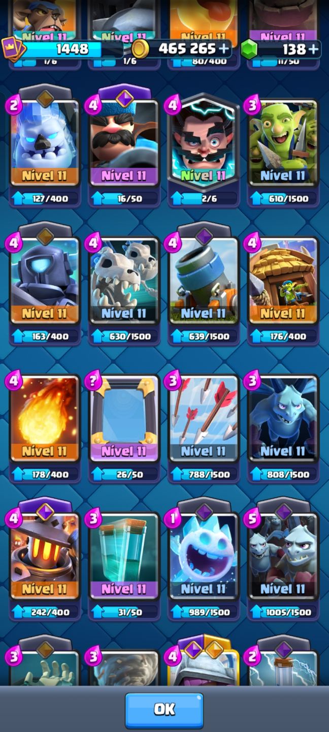 CONTA CLASH ROYALE 10.5K DE TROFÉUS
