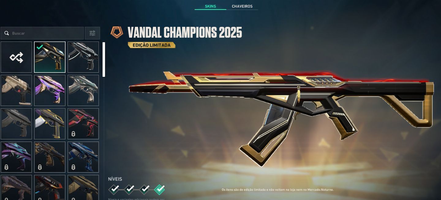 Conta valorant champions 25