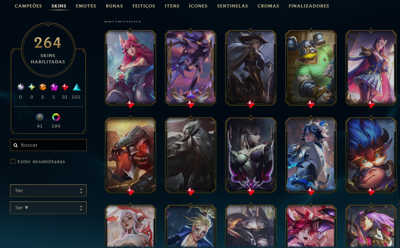 CONTA LEAGUE OF LEGENDS - LVL 582