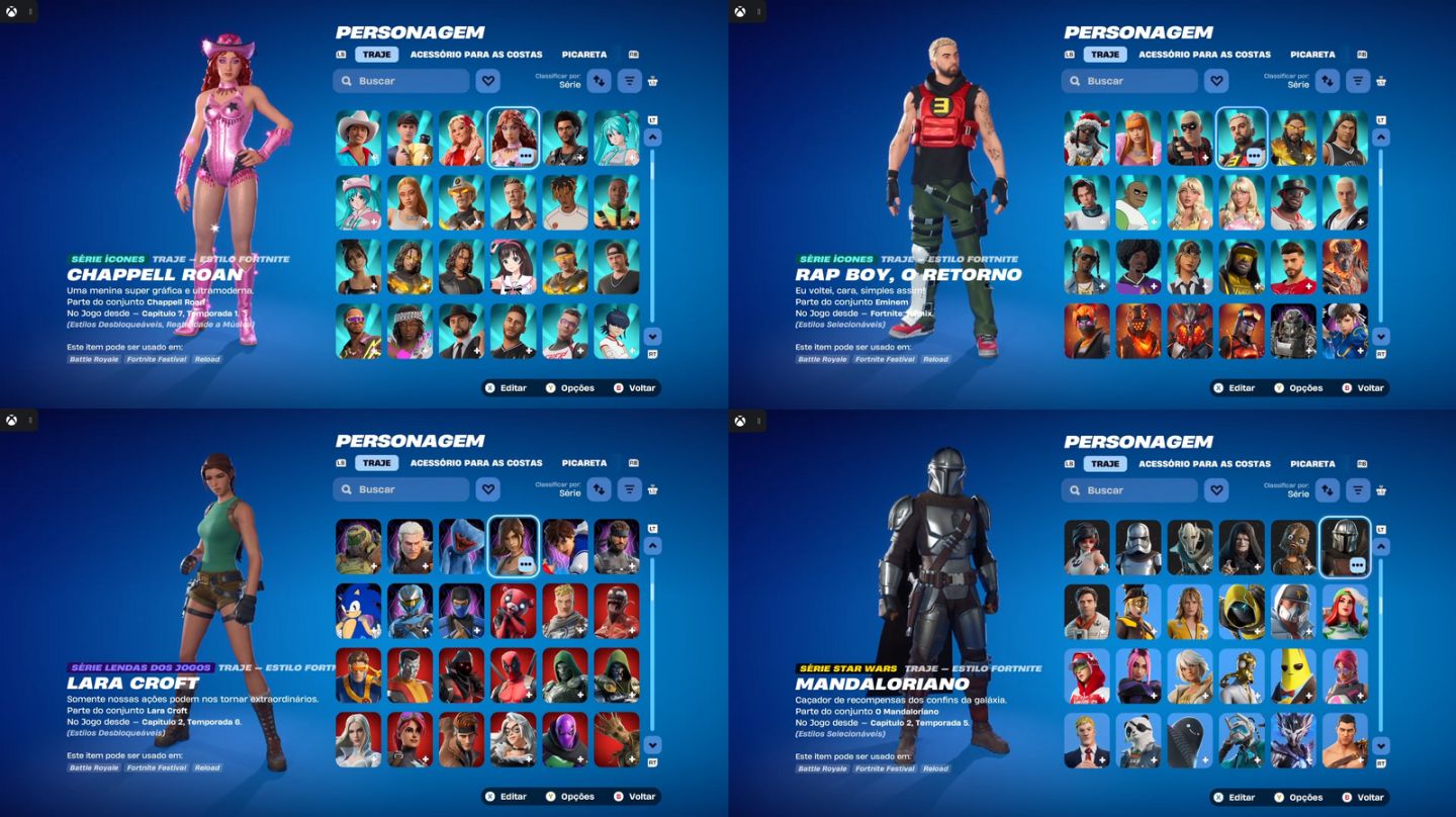 Conta Fortnite com Salve o Mundo Fundador + 613 Skins, Full Acesso
