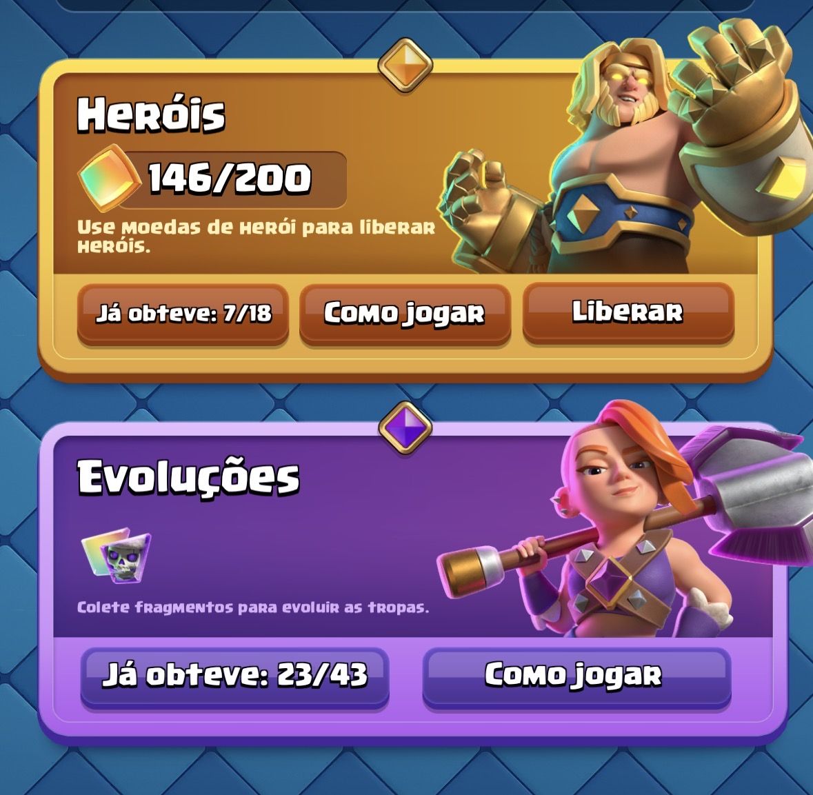 Conta Clash royale lvl 16, Várias cartas full,9 anos de conta