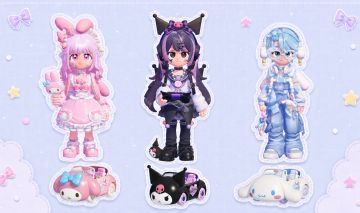 Conta Heartopia com carro da Sanrio + Passes de Show