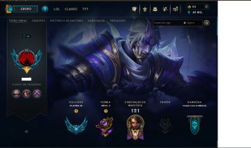 CONTA LOL PLATINA | 101 SKINS | 3 SKINS PRESTÍGIO | COLEÇÃO RIVEN |