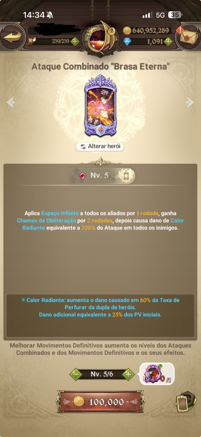 Conta Endgame 7Ds | 17.4M Cc Conta | Odin Ur Max | +1000 Diamantes | Diversos Lr