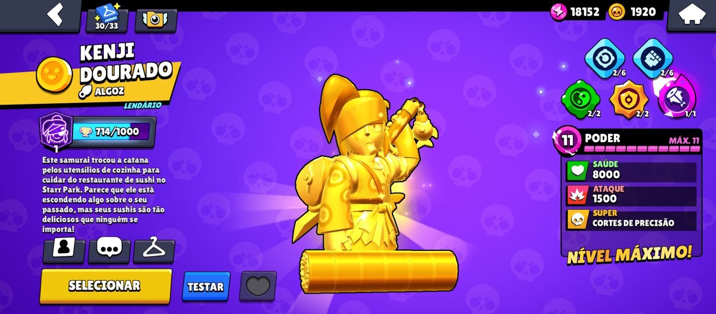 Conta Full de Brawl Stars | Full Nível 11 e Full Buffies (Valor Negociável)