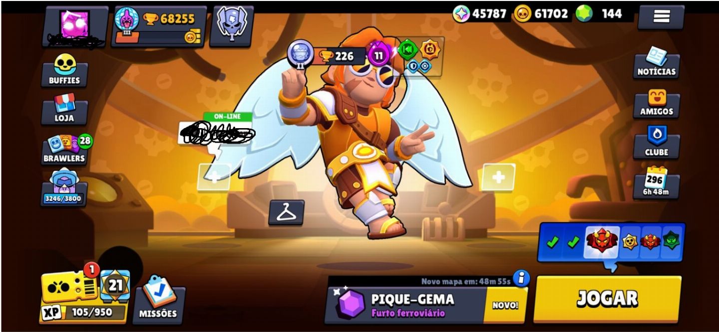 Conta Brawl Star desde do BETA