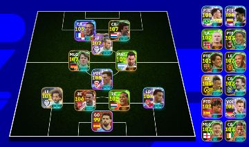 Conta efootball braba com gullit, Mbappe, bale blitz, Mattaus.