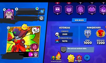 Conta BS,todos os brawlers,skin lendárias e míticas. Voltada pra Rank.