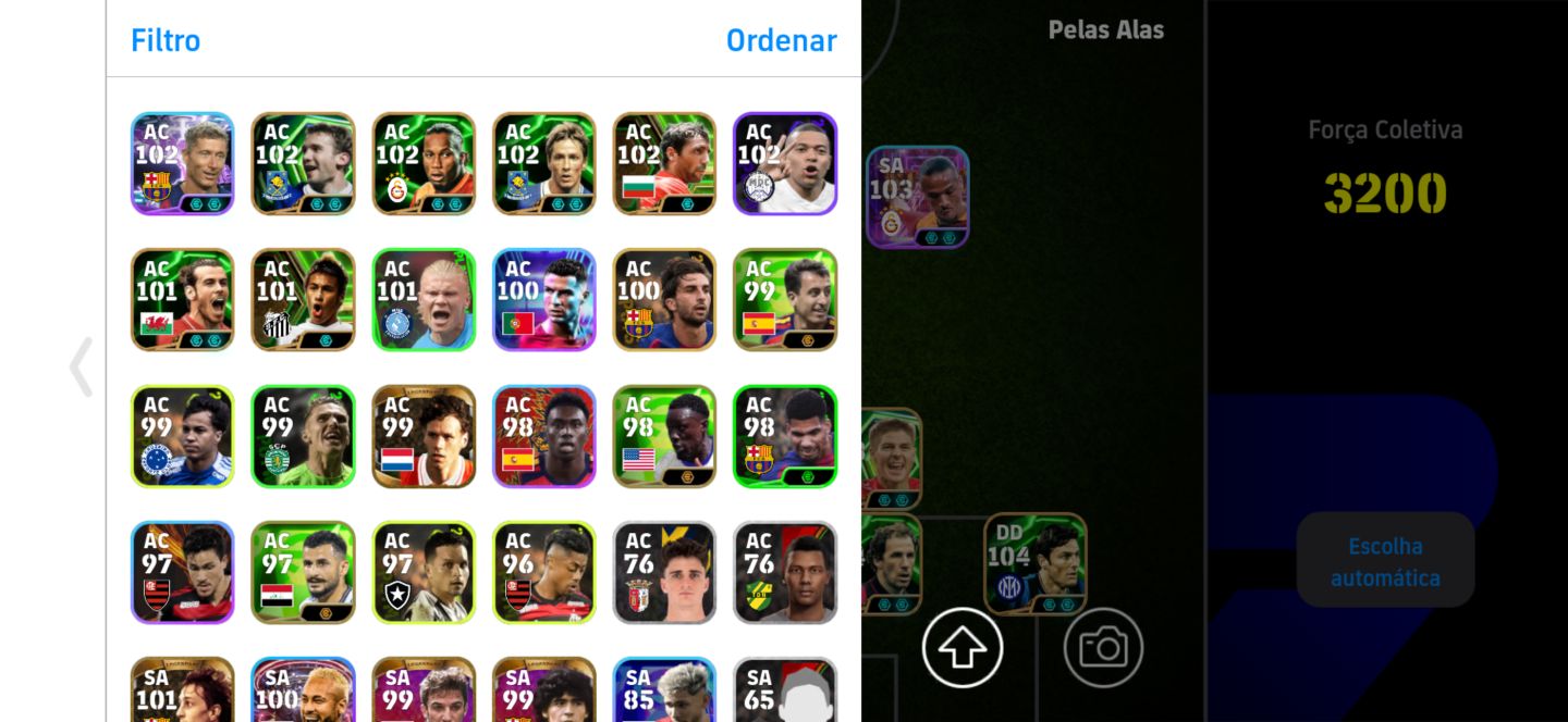 Conta eFootball pra começar bem