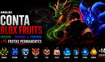 18 PERMANENTES | KITSUNE + DRAGÃO + DARK BLADE | 117K ROBUX