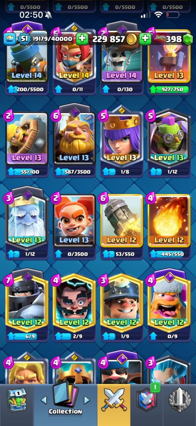 Conta clash royale 10k troféus