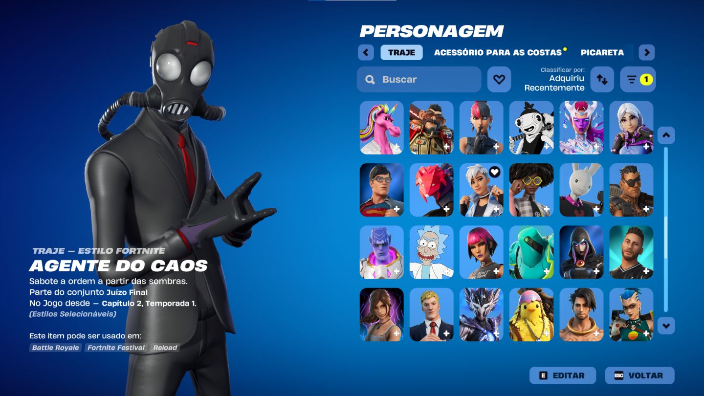 Conta EPIC GAMES com varios jogos brabos e muita skins raras no fortnite