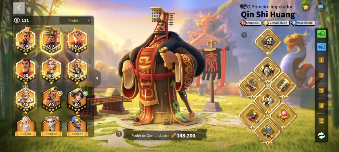 Conta Rise of Kingdoms Poder 82M, 3B Kill Points